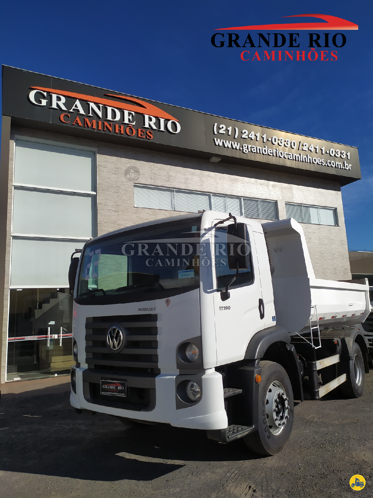 CAMINHAO VOLKSWAGEN VW 17190 Caçamba Basculante 3/4 4x2 Grande Rio Caminhões RIO DE JANEIRO RIO DE JANEIRO RJ